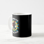 First Time Dad Full-time Hero Graphic Proud Father Kaffeetasse (Vorderseite Links)
