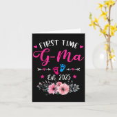 First Time G-ma 2025 Mother's Day Soon To Be Mom P Karte (Gelbe Blume)