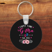 First Time G-ma 2025 Mother's Day Soon To Be Mom P Schlüsselanhänger (Vorderseite)