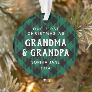 First Time Grandeltern Ornament