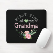 First Time Grandma Est 2026 New Grandmother 1st Ti Mousepad (Mit Mouse)