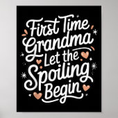 First Time Grandma Let The Siling Begin 2025 New G Poster (Vorne)