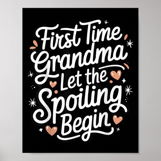 First Time Grandma Let The Siling Begin 2025 New G Poster (Vorne)