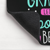 First Time Grandma Let The Siling Begin Funny Gran Mousepad (Ecke)