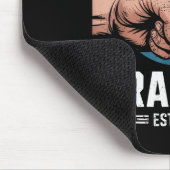 First Time Grandpa Est 2026 Baby Announcement Grea Mousepad (Ecke)