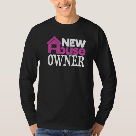 First Time Homeowner Girl  Housewarming New House  T-Shirt (Vorderseite)