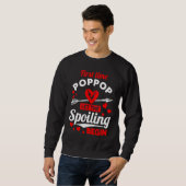 First Time Poppop Father's Day Christmas Sweatshirt (Vorne ganz)