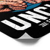 First Time Uncle Est 2026 Baby Announcement Great Poster (Ecke)