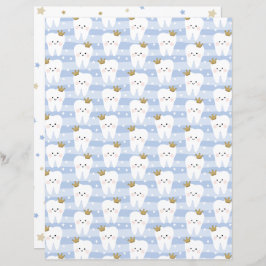 First Tooth Doppelseitiges Scrapbooking