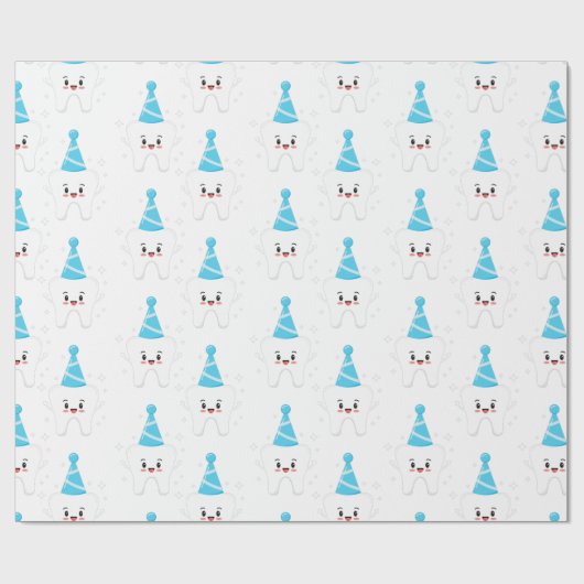 First Tooth Party - Agra Hadig Geschenkpapier (Flach)