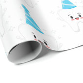 First Tooth Party - Agra Hadig Geschenkpapier (Rolleneckpunkt)