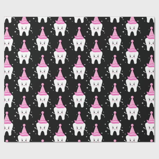 First Tooth Party - Agra Hadig Geschenkpapier (Flach)