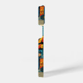 First Trillionaire" Motivational Comic-Style iPhone Hülle (Rechte Seite)