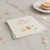 First Trip Around The Sun Boho Photo 1st Birthday Serviette