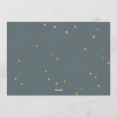 First Trip Around the Sun First Birthday Einladung (Rückseite)