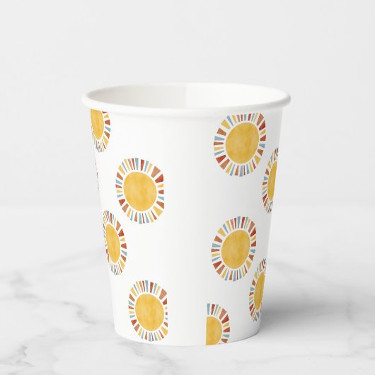 First Trip Around The Sun Invitation Pappbecher (Links)