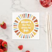 First Trip Around The Sun Invitation Serviette (Beispiel)