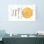 First Trip Around The Sun Paper Airplane Birthday Banner (Messeveranstaltung)