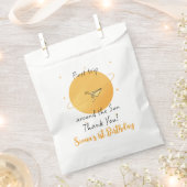 First Trip Around The Sun Paper Airplane Birthday Geschenktütchen (Ausgeschnitten)