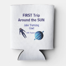 First trip around the sun planet astronaut birthda dosenkühler