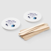 First trip around the sun planet astronaut birthda fächer (Non-assembled)