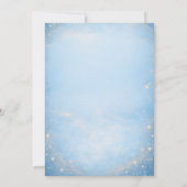 First Trip Around the Sun Space First Birthday Einladung (Rückseite)