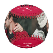 First Valentine Foto Boyfriend Baseball (Vorderseite)