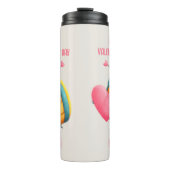 First Valentines Day Cute Bug Mug Thermosbecher (Vorderseite)