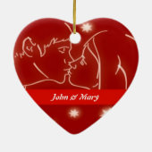 First Valentines Heart Ornament (Hinten)