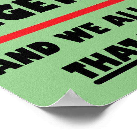 First Vegetarians Funny Poster Sign (Ecke)