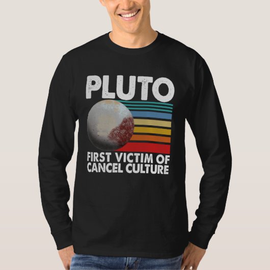 First Victim Of Cancel Culture Women Pluto Solar S T-Shirt (Vorderseite)