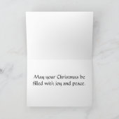 First Weihnachten Corgi Weihnachtskarte (Innenseite)