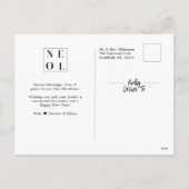 First Weihnachten Newlyweds Mr & Mrs. 1. Weihnacht (Rückseite)