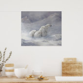 "First Winter" UV-Leinwand drucken Poster (Küche)