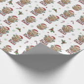 First Xmas Teddy Bear Gift  Geschenkpapier (Ecke)