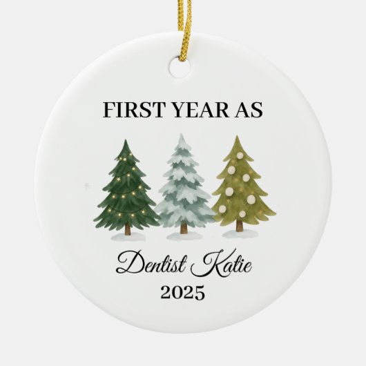First Year as Dentist, Dentist Ornament (Vorne)