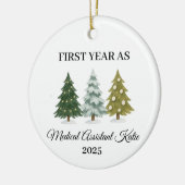 First Year as Medical Assistant Keramik Ornament (Links)