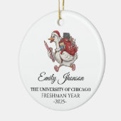 First Year At College Ornament, College Christmas Keramik Ornament (Links)
