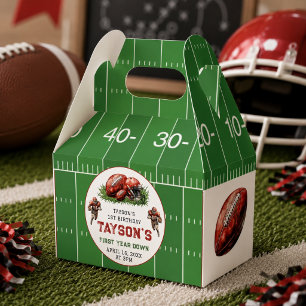 First-Year-Down-Football 1. Geburtstagsfeier Geschenkschachtel