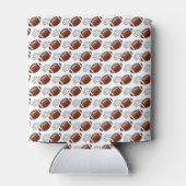 First Year Down Football Birthday Dosenkühler (Rückseite)