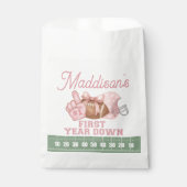 FIRST year down, Football Birthday, ONE Geschenktütchen (Vorderseite)