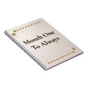 First-Year Memory Keeper | Newlywed Milestone Trac Notizblock (Rechte Seite)