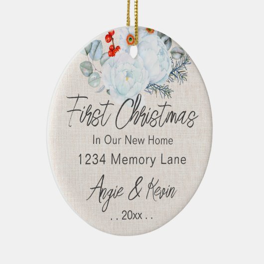 First Zuhause Christmas Keepake Ornament (Rechts)