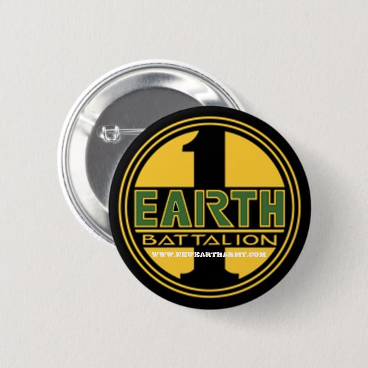 FirstEarth-LOGO2, WWW.NEWEARTHARMY.COM Button (Vorne & Hinten)