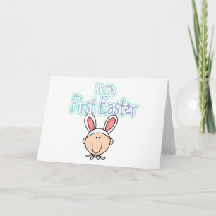 firsteasterrabitears feiertagskarte