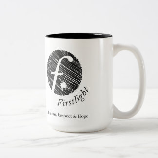 FirstLight Kaffee-Tasse (groß) Zweifarbige Tasse