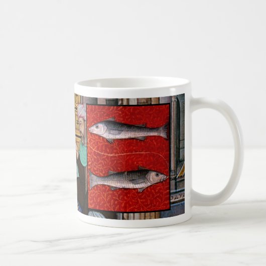 Fisces Ancient Zodiac Sign Astrologie Kaffee Cup Kaffeetasse (Rechts)
