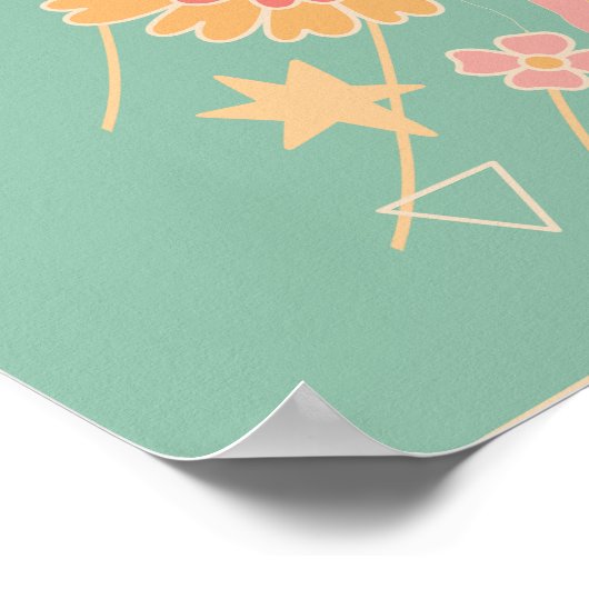 Fisces Celestial Zodiac Pastel Traumstrecke Airolo Poster (Ecke)