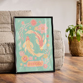 Fisces Celestial Zodiac Pastel Traumstrecke Airolo Poster