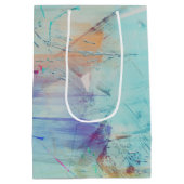 Fisces Happy Birthday - Medium Gift Bag Mittlere Geschenktüte (Rückseite)